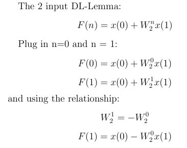 DL Lemma and Butterfly 2 Input Match